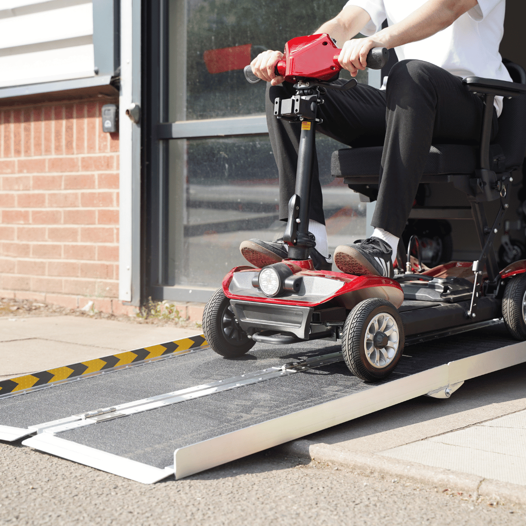 6ft Foldable Suitcase Ramp for Electric Wheelchairs & Mobility Scooters - Etech Mobility UK
