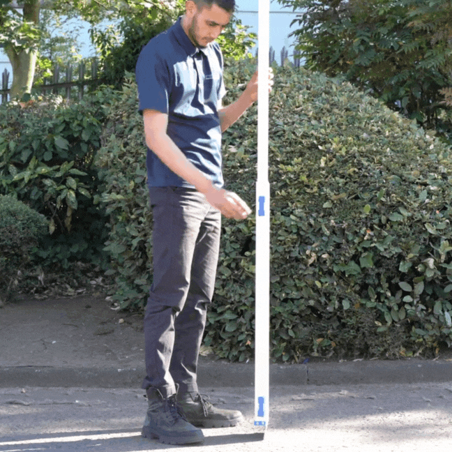 Retracting 6ft telescopic ramps for electric wheelchair