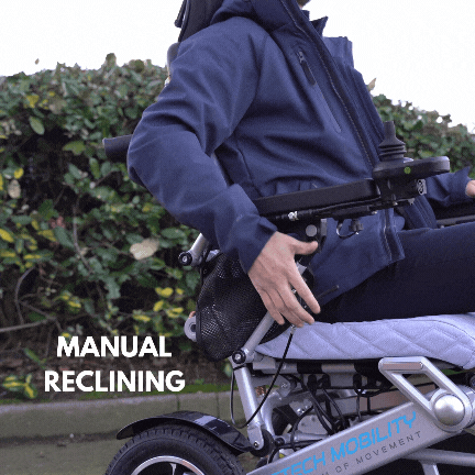 Wide Seat Reclinable Automatic Folding Powerchair Freedom Elite AFMR