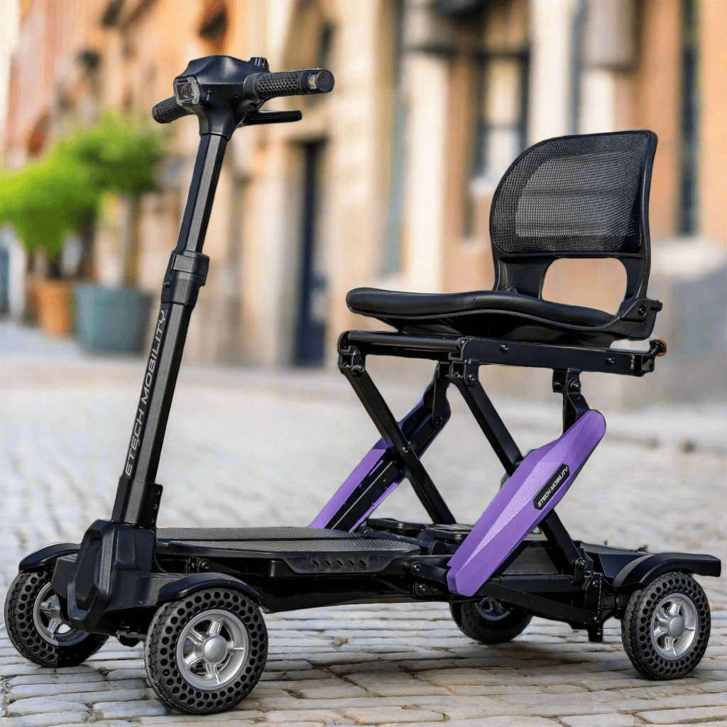Automatic Folding Lightweight Mobility Scooter | Phantom - Etech Mobility UK