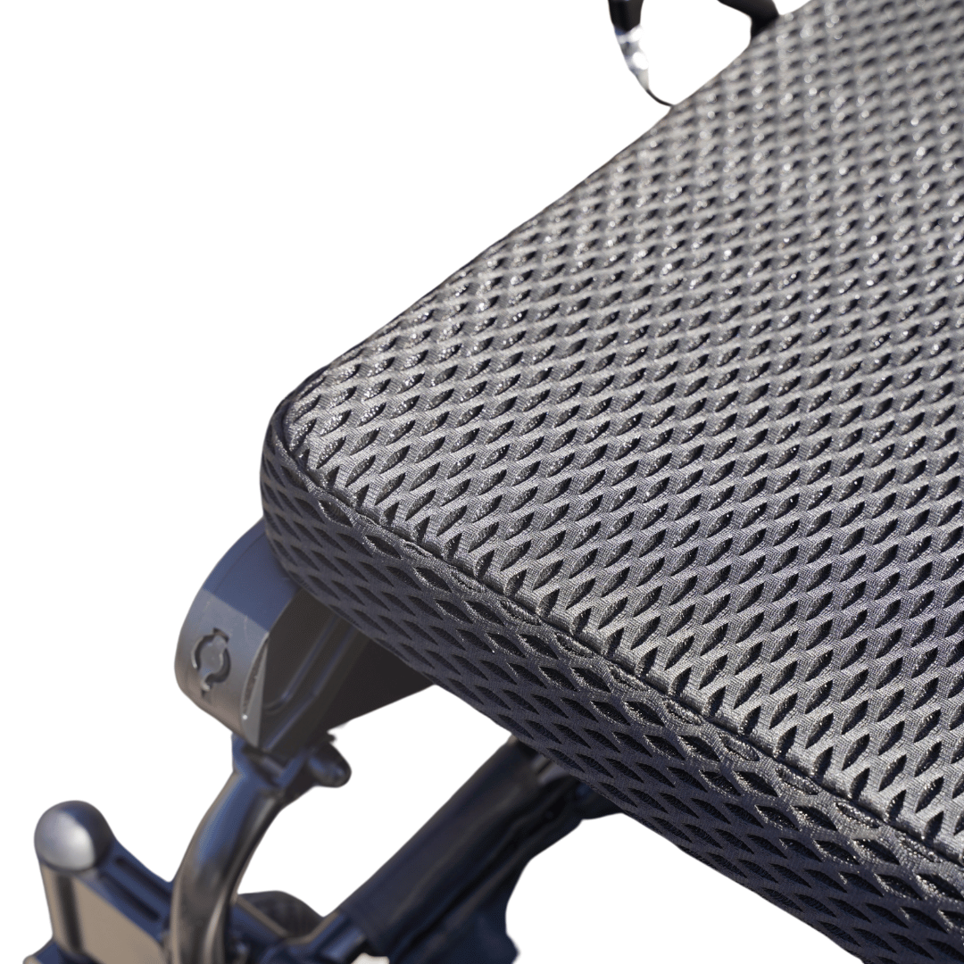 Black Fabric Upholstery for Voyager 185 Electric Wheelchair - Etech Mobility UK