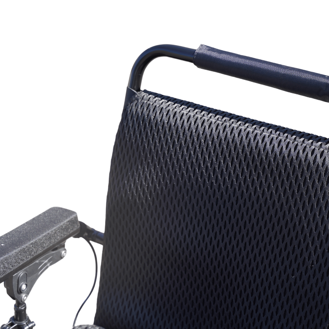 Black Fabric Upholstery for Voyager 185 Electric Wheelchair - Etech Mobility UK