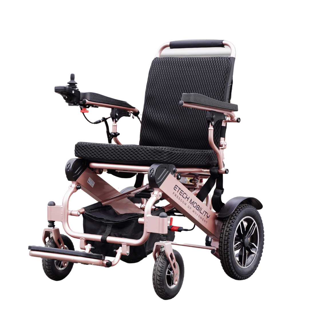 Black Fabric Upholstery for Voyager 185 Electric Wheelchair - Etech Mobility UK
