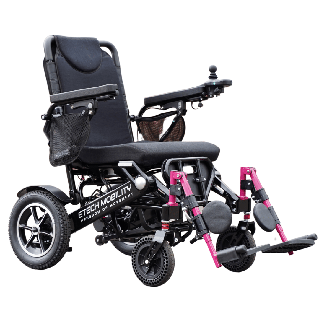 Elevating Leg Rest Extensions for Electric Wheelchairs - Etech Mobility UK