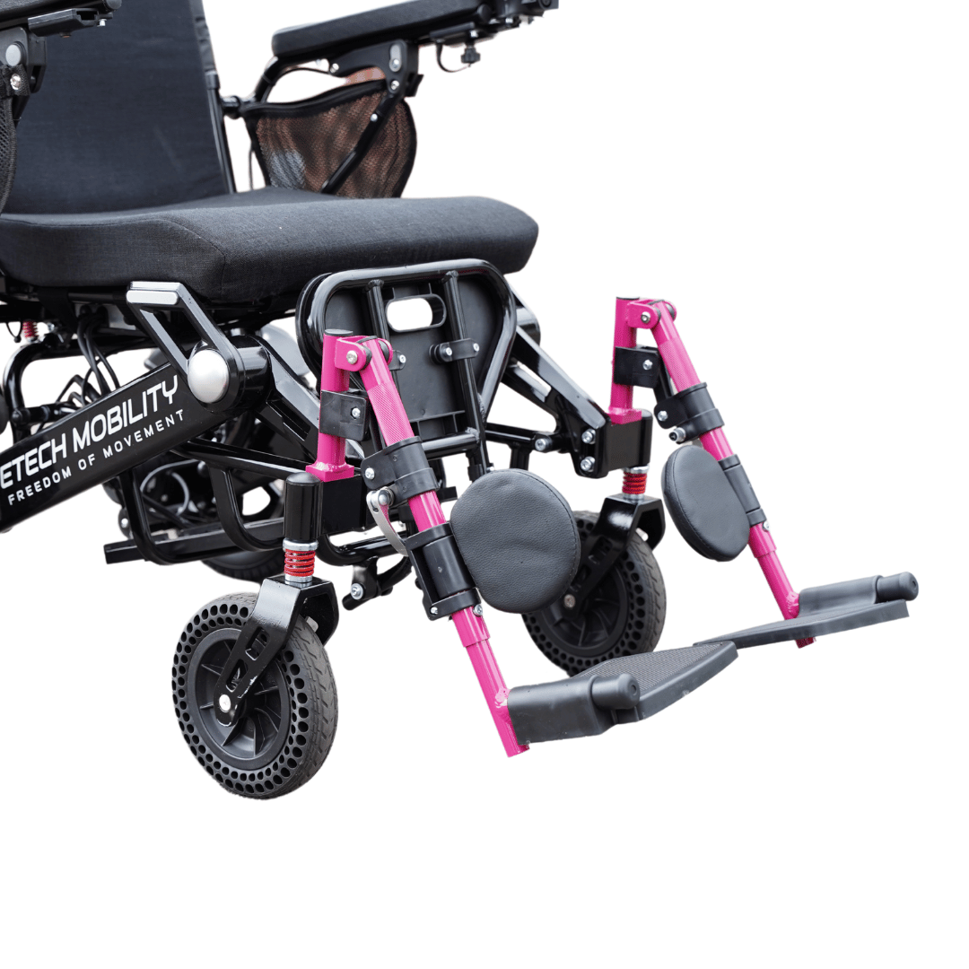 Elevating Leg Rest Extensions for Electric Wheelchairs - Etech Mobility UK