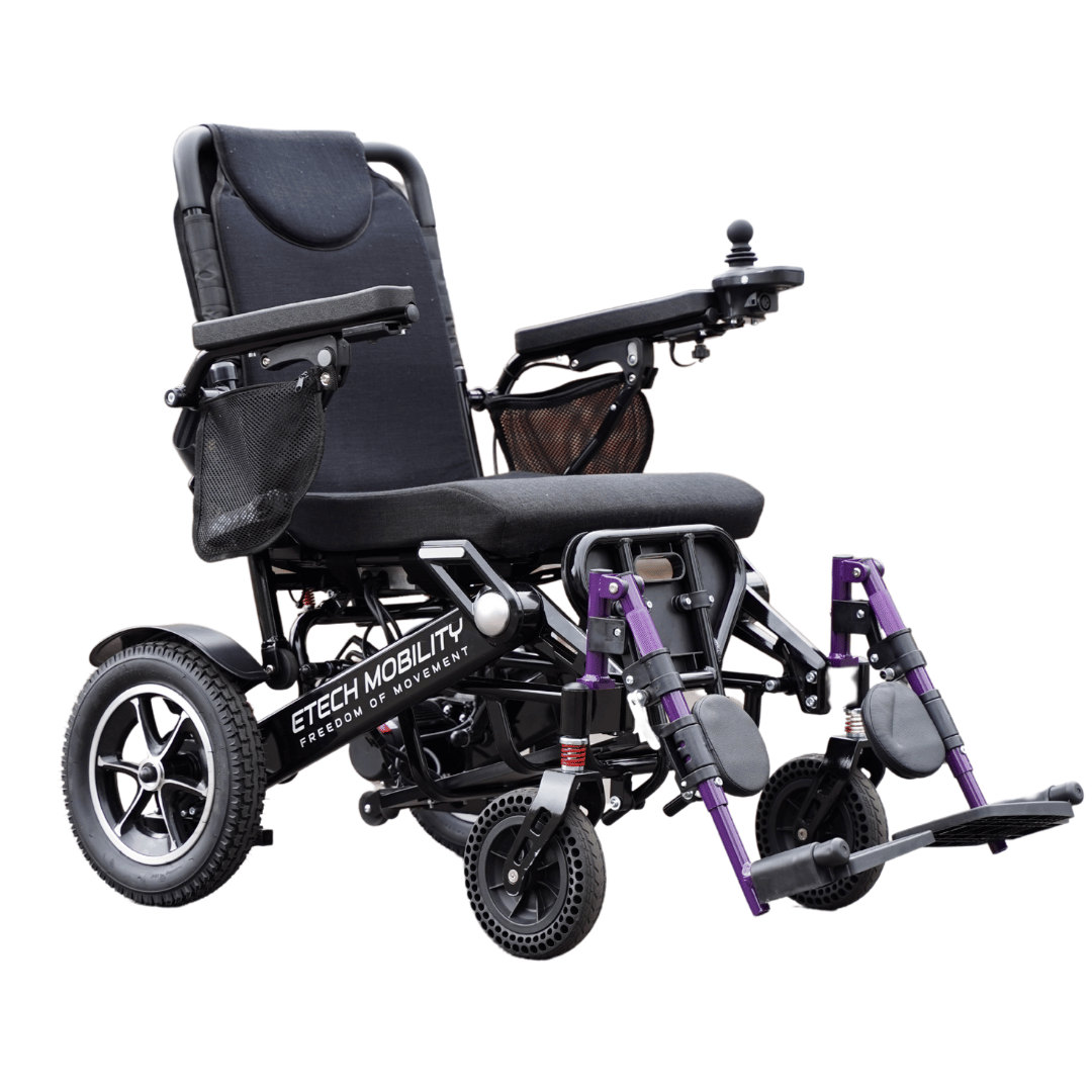 Elevating Leg Rest Extensions for Electric Wheelchairs - Etech Mobility UK