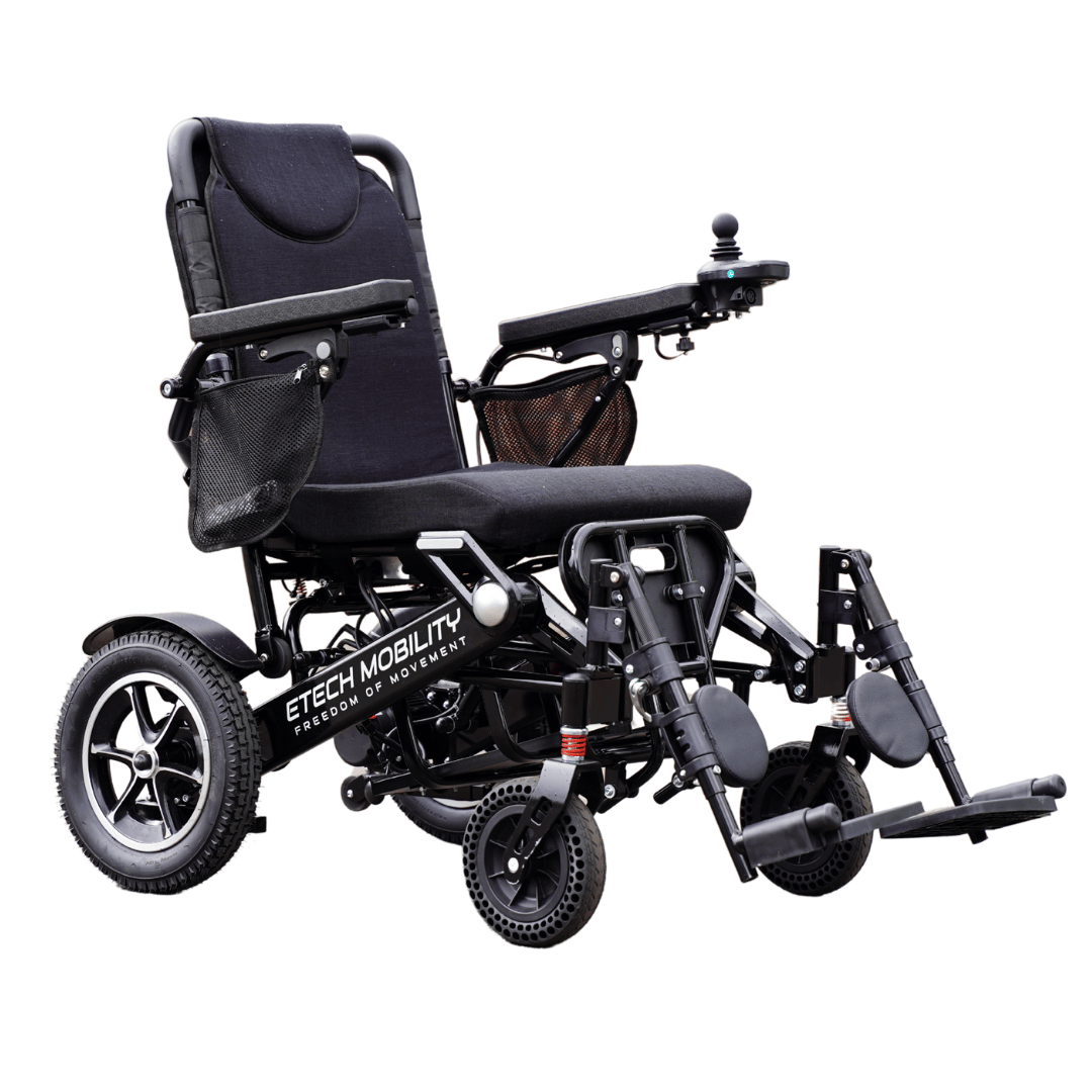 Elevating Leg Rest Extensions for Electric Wheelchairs - Etech Mobility UK