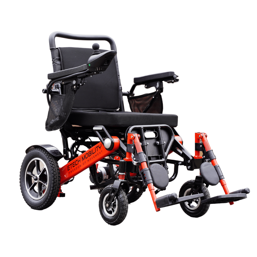 Elevating Leg Rest Extensions for Electric Wheelchairs - Etech Mobility UK
