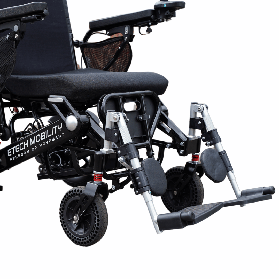 Elevating Leg Rest Extensions for Electric Wheelchairs - Etech Mobility UK