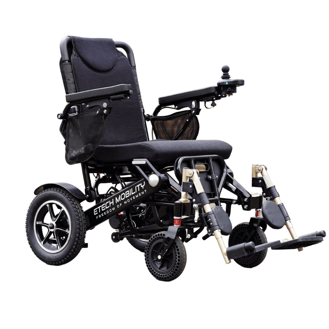 Elevating Leg Rest Extensions for Electric Wheelchairs - Etech Mobility UK