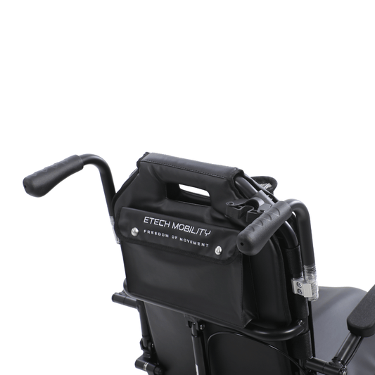 Etech Mobility Attendant Push Handles – Detachable Push Handles for Electric Wheelchairs - Etech Mobility UK
