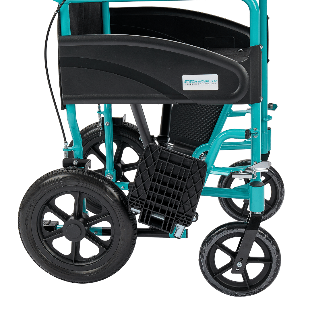 Etech Mobility Stride Transit Wheelchair – Ultra Lightweight & Foldable (13kg) - Etech Mobility UK