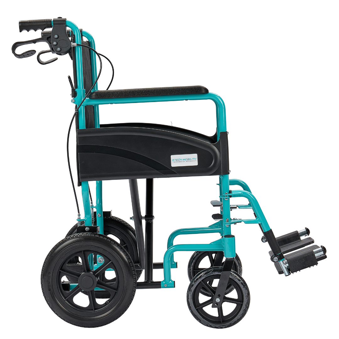 Etech Mobility Stride Transit Wheelchair – Ultra Lightweight & Foldable (13kg) - Etech Mobility UK