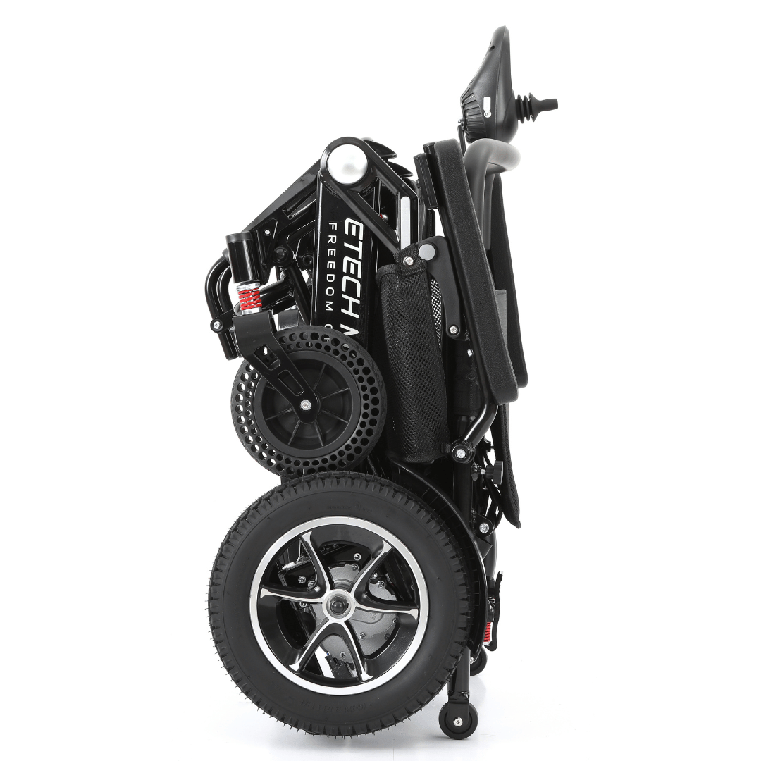 Lightweight Electric Wheelchair | Folding Powerchair | Freedom Pro ST - Etech Mobility UK