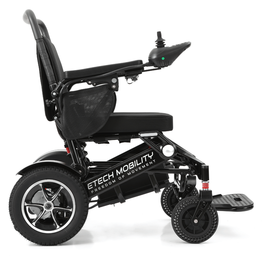 Lightweight Electric Wheelchair | Folding Powerchair | Freedom Pro ST - Etech Mobility UK