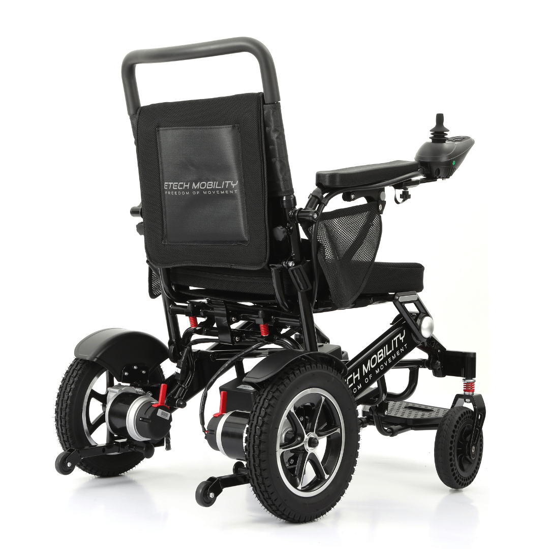 Lightweight Electric Wheelchair | Folding Powerchair | Freedom Pro ST - Etech Mobility UK