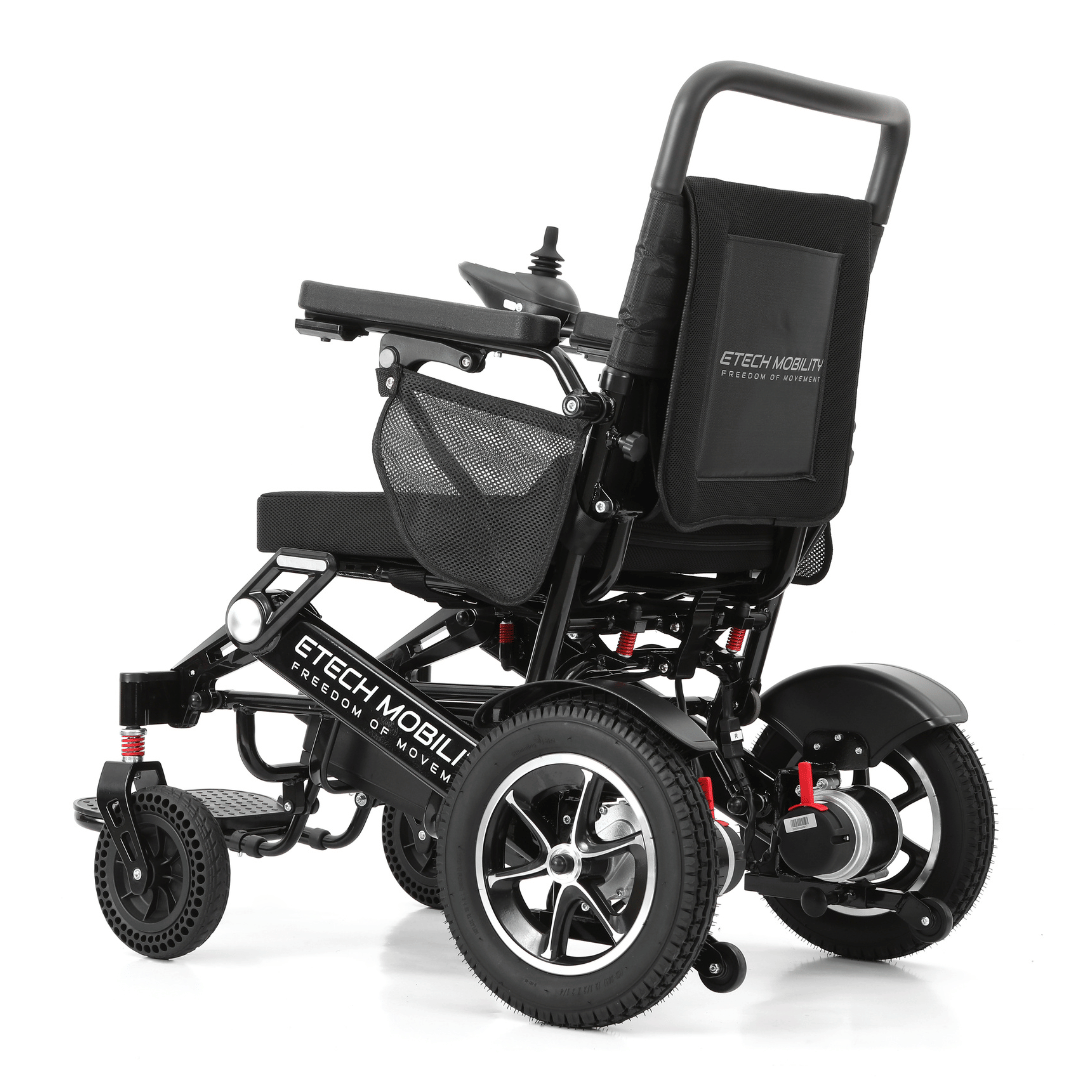Lightweight Electric Wheelchair | Folding Powerchair | Freedom Pro ST - Etech Mobility UK