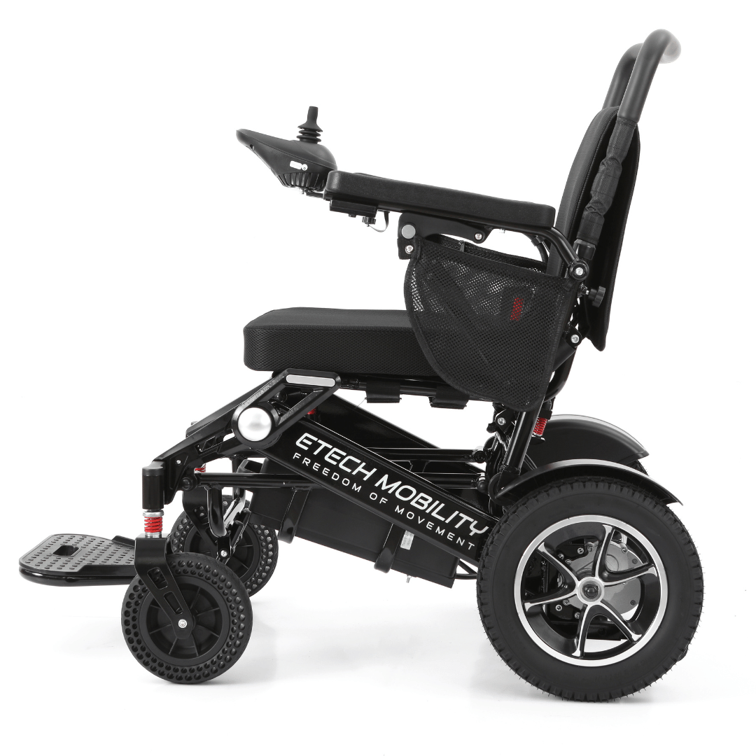 Lightweight Electric Wheelchair | Folding Powerchair | Freedom Pro ST - Etech Mobility UK