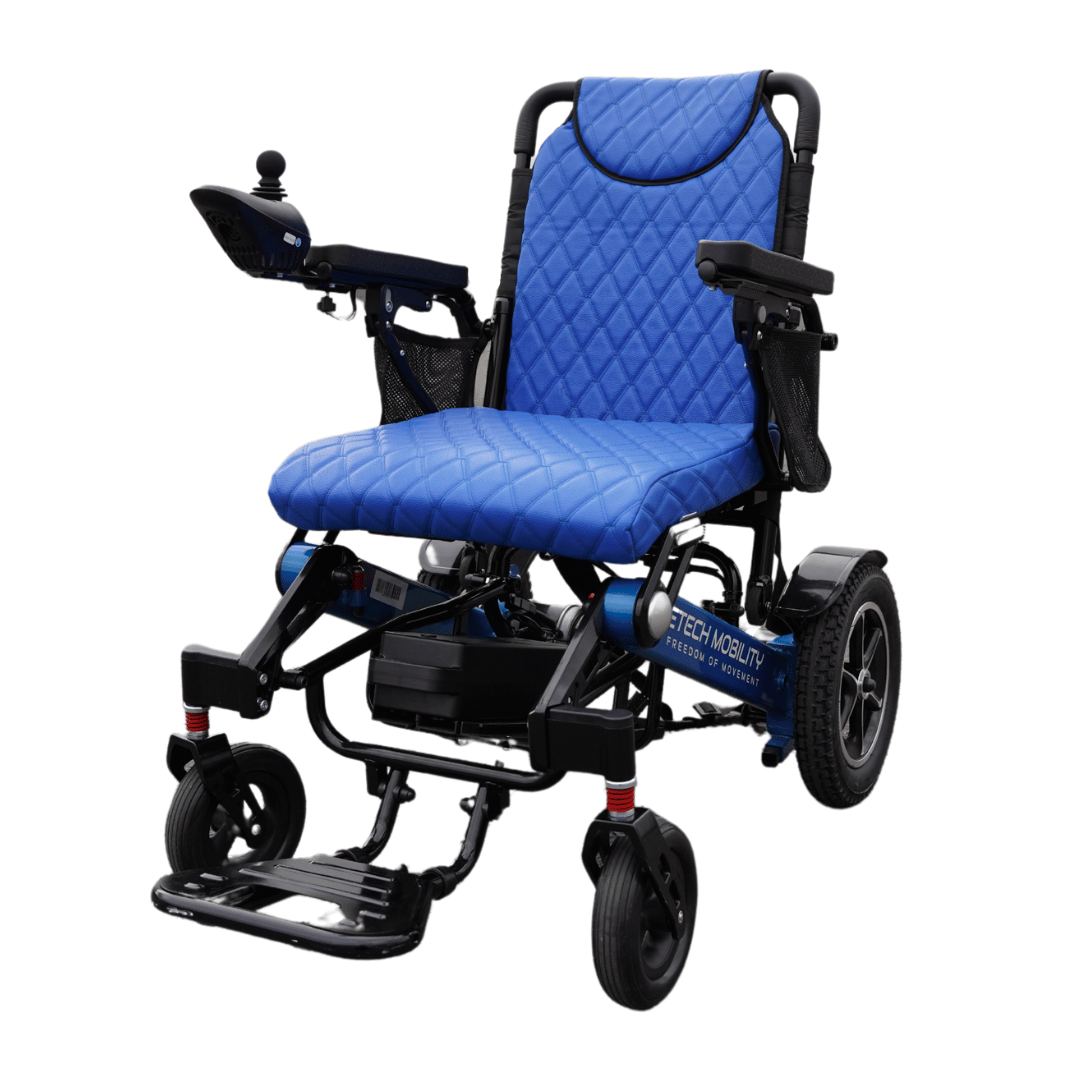 Luxury Leather Seat Cushion Cover for Freedom Pro and Elite Electric Wheelchair - Etech Mobility UK