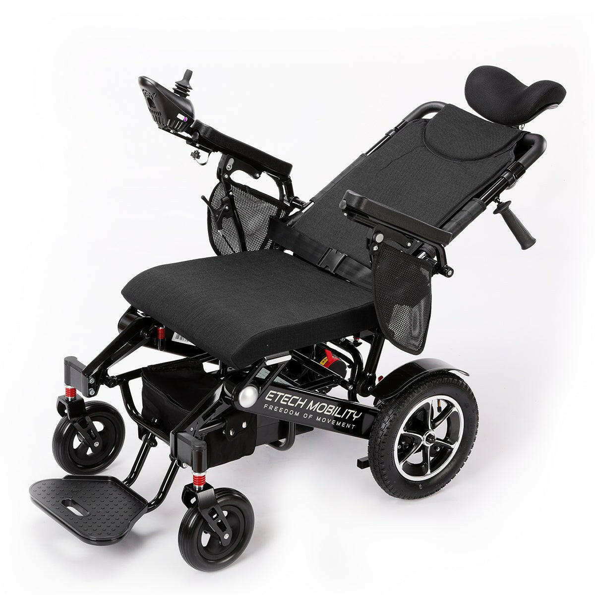 Reclinable Automatic Folding Electric Wheelchair Freedom Elite AFMR - Etech Mobility UK