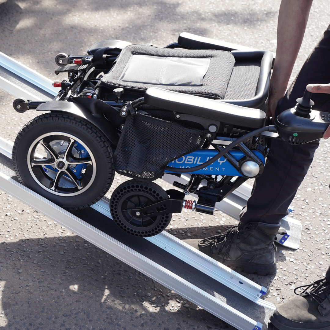 Telescopic Channel Ramps For Wheelchairs Pair - 6ft/1.8m - Etech Mobility UK