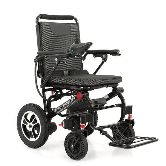 Ultra - Lightweight Folding Electric Wheelchair | EtechMobility LiteMax 2 - Etech Mobility UK
