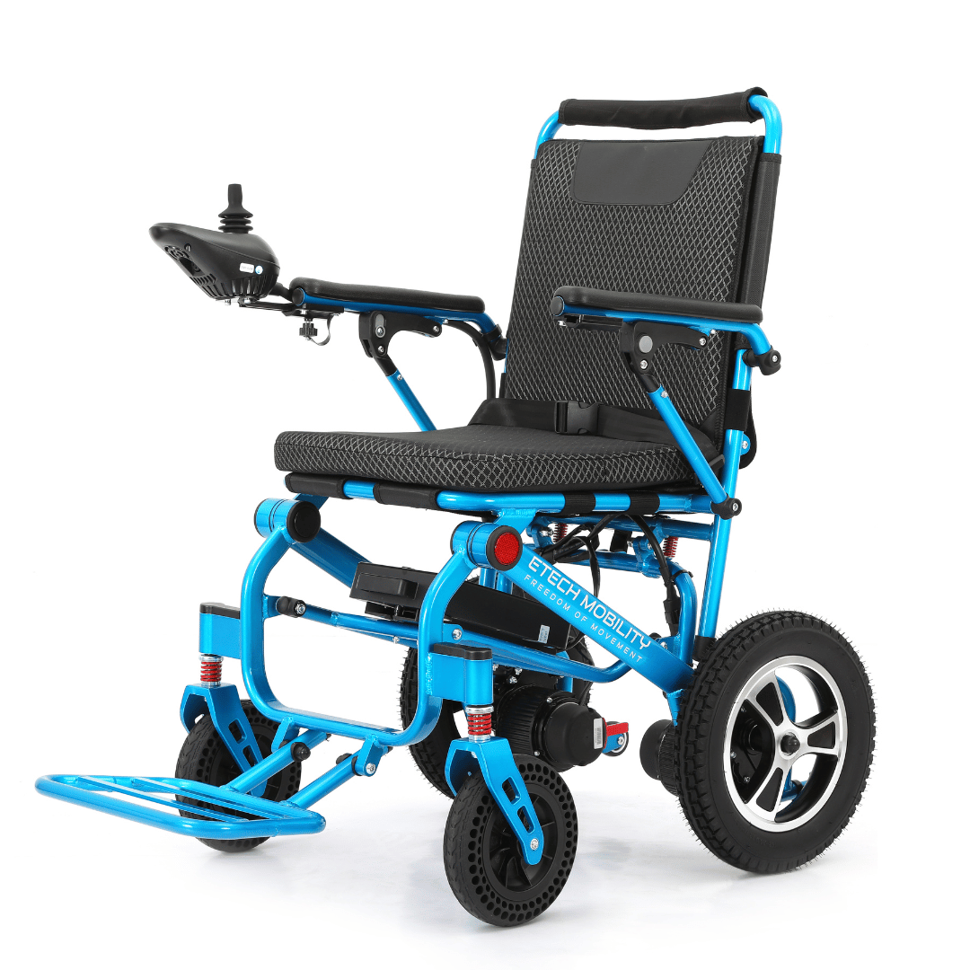Ultra - Lightweight Folding Electric Wheelchair | EtechMobility LiteMax 2 - Etech Mobility UK