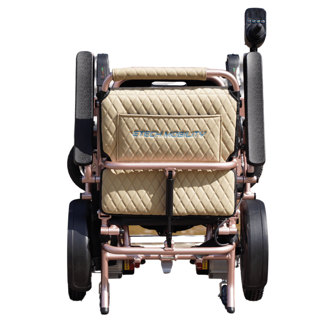 Voyager 185 – Folding Powerchair with Side - Slot Batteries, 185kg Capacity & Premium Brushless Motors - Etech Mobility UK