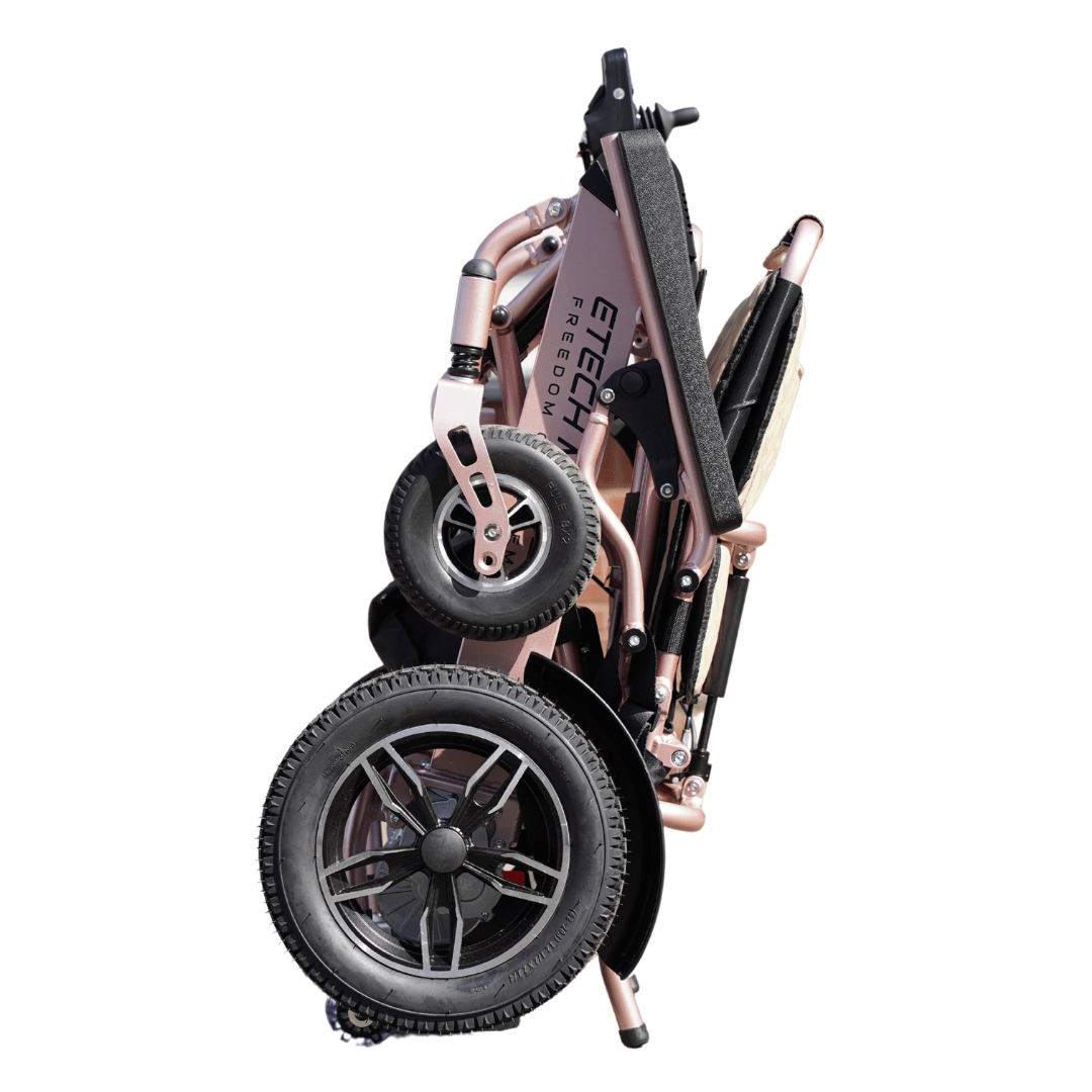 Voyager 185 – Folding Powerchair with Side - Slot Batteries, 185kg Capacity & Premium Brushless Motors - Etech Mobility UK