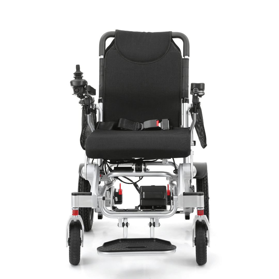Wide - Seat Automatic Folding Electric Wheelchair | Freedom Elite AF - Etech Mobility UK