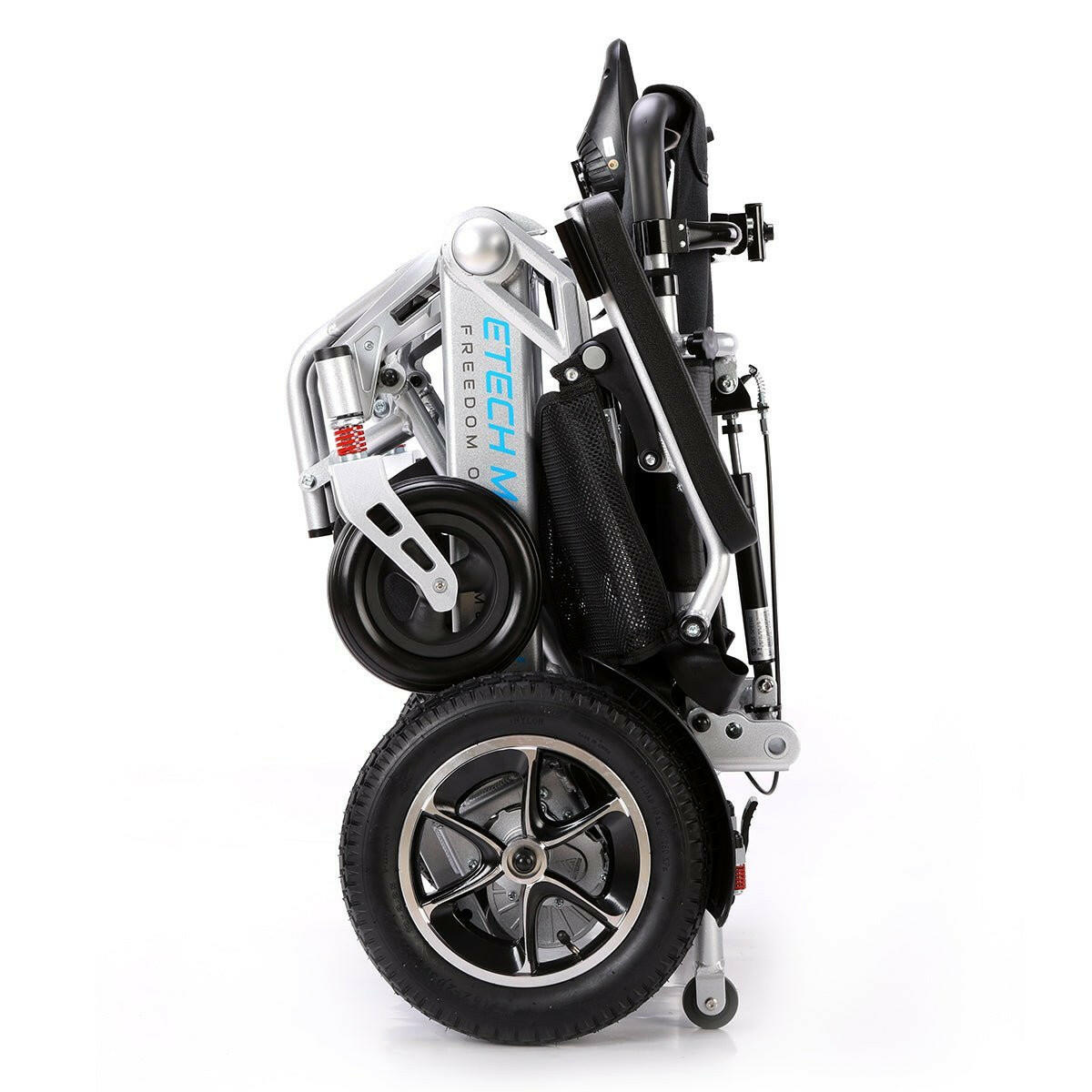 Wide Seat Reclinable Automatic Folding Powerchair Freedom Elite AFMR - Etech Mobility UK