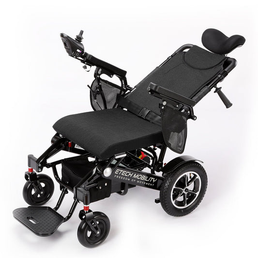 How To: Recline your Electric Wheelchair - Etech Mobility UK