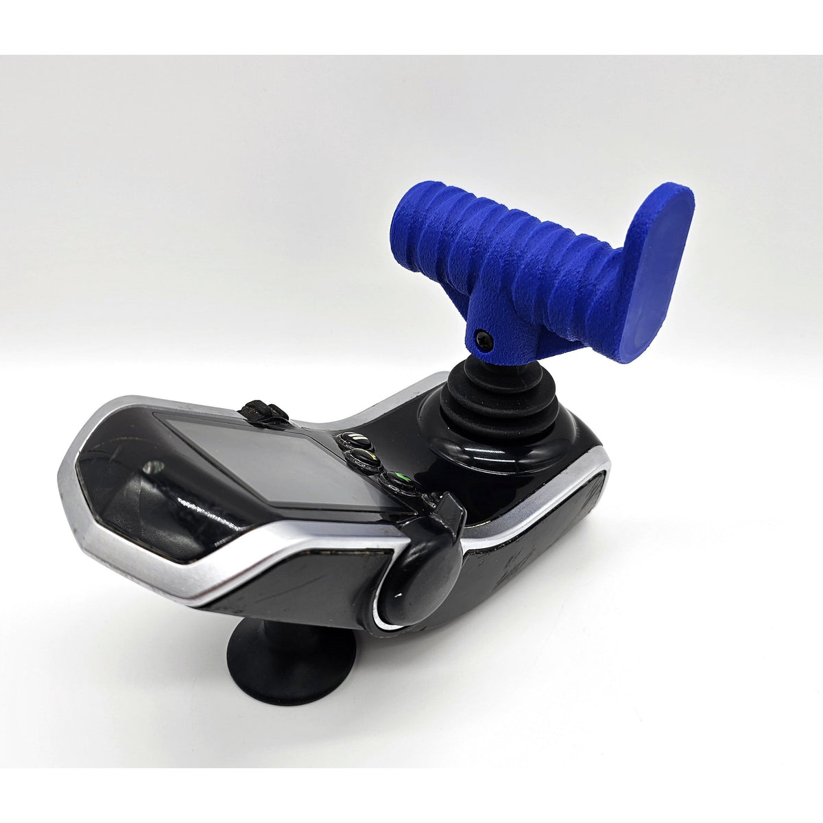 1-Wing T-Handle ergonomic joystick handle on an electric wheelchair controller