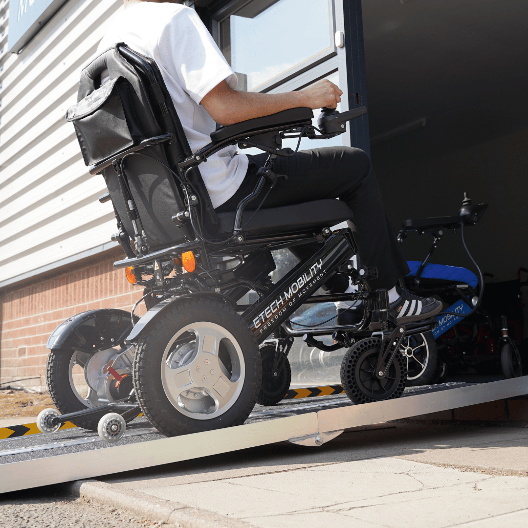 6ft Foldable Suitcase Ramp for Electric Wheelchairs & Mobility Scooters - Etech Mobility UK