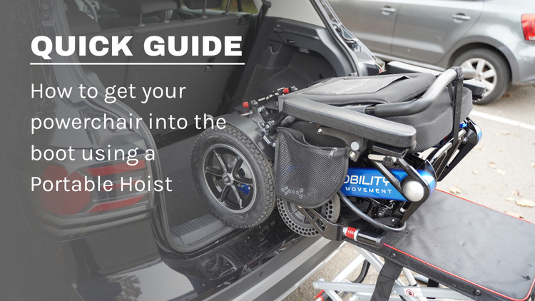 Portable Car Boot Hoist for Mobility Scooter & Wheelchairs