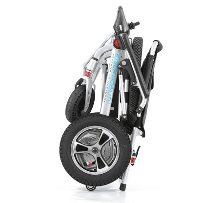 Grade A Refurbished Silver LiteMax 2 | Ultra-Lightweight Folding Electric Wheelchair