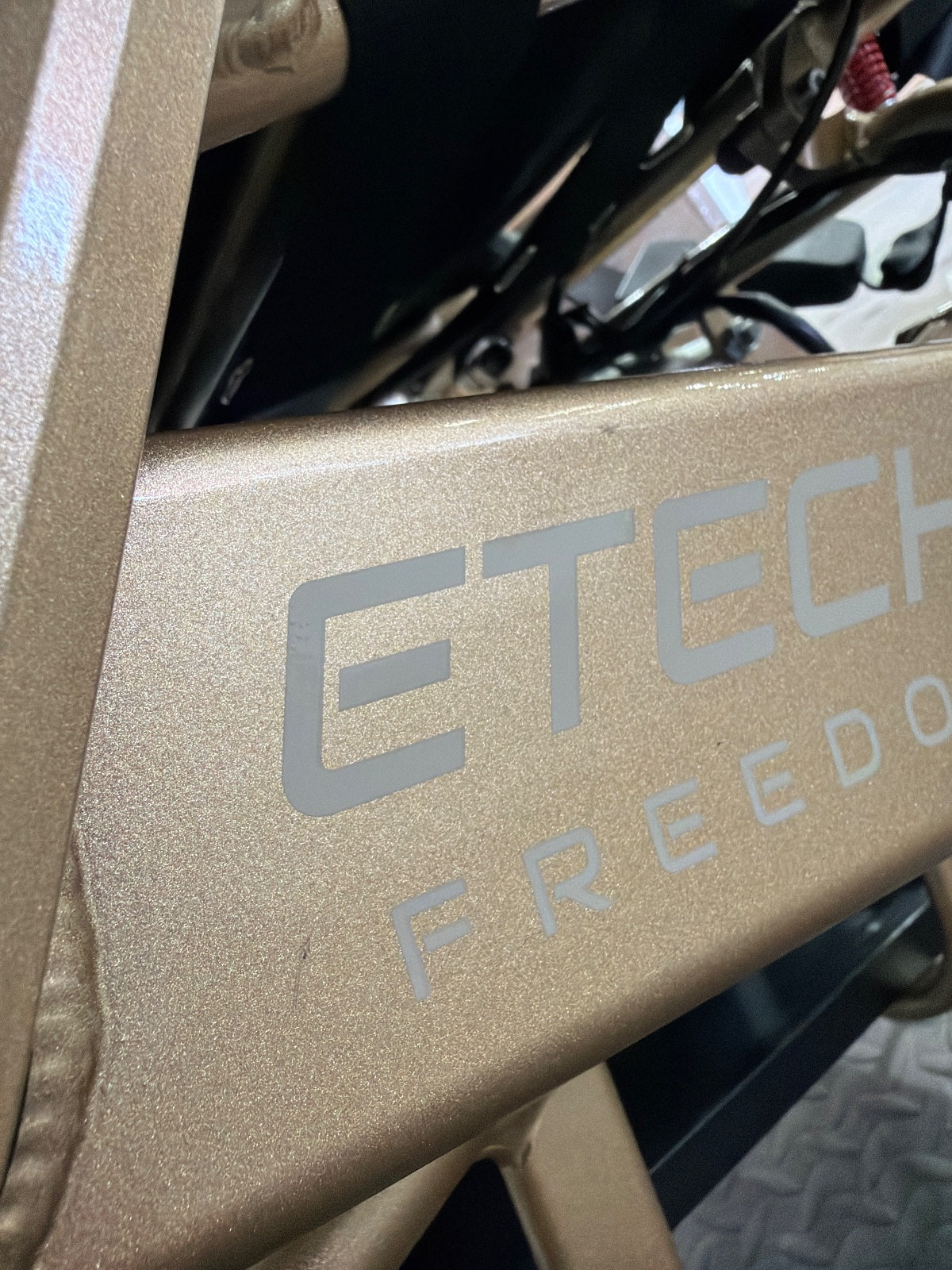 Grade A Refurbished Champagne Freedom Pro AF | Lightweight Automatic Folding Electric Wheelchair