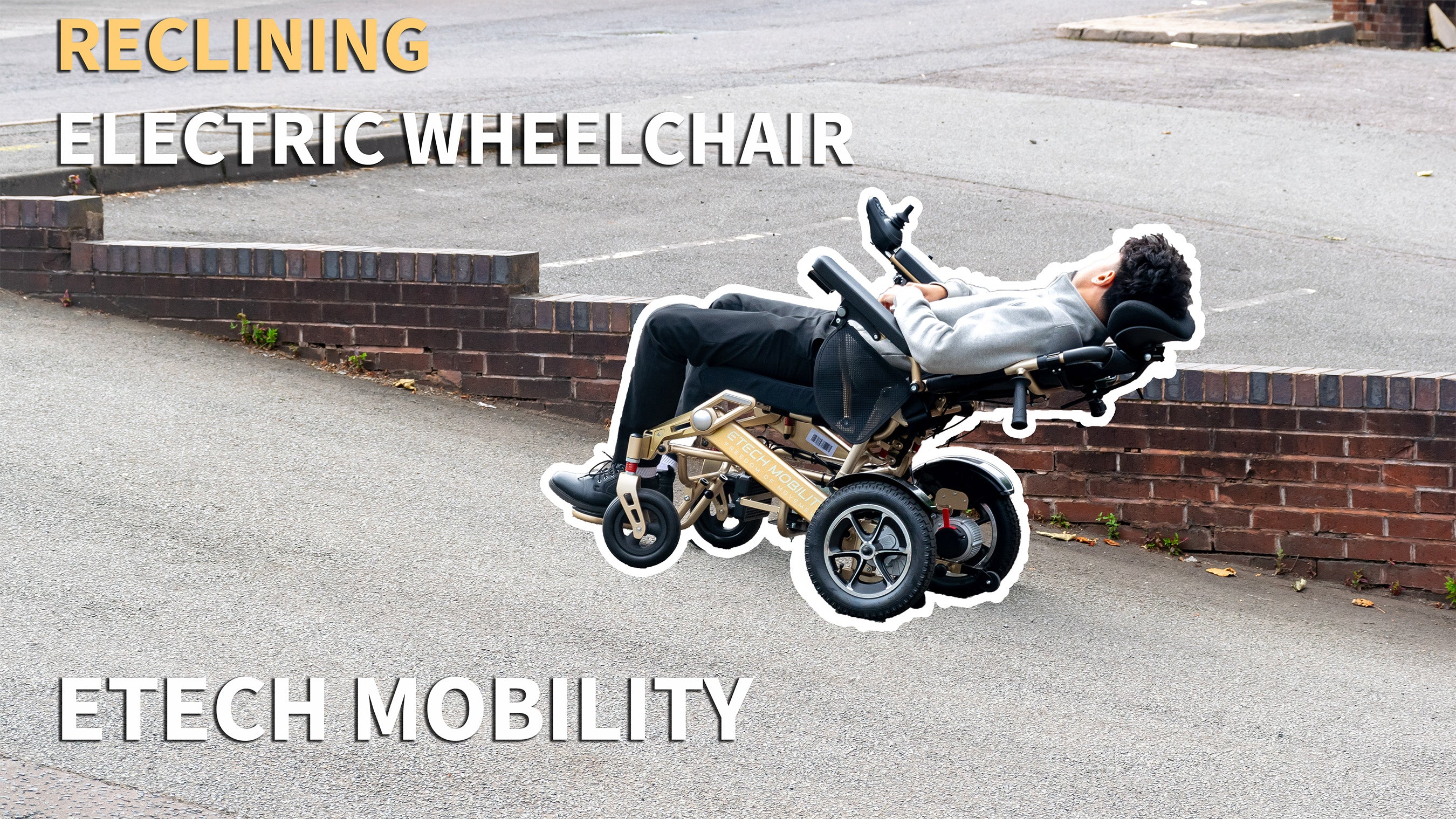 Load video: A video showcasing reclining electric wheelchairs by Etech Mobility