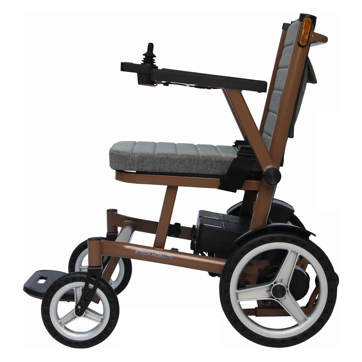 Etech Mobility Aeron electric wheelchair, right side view