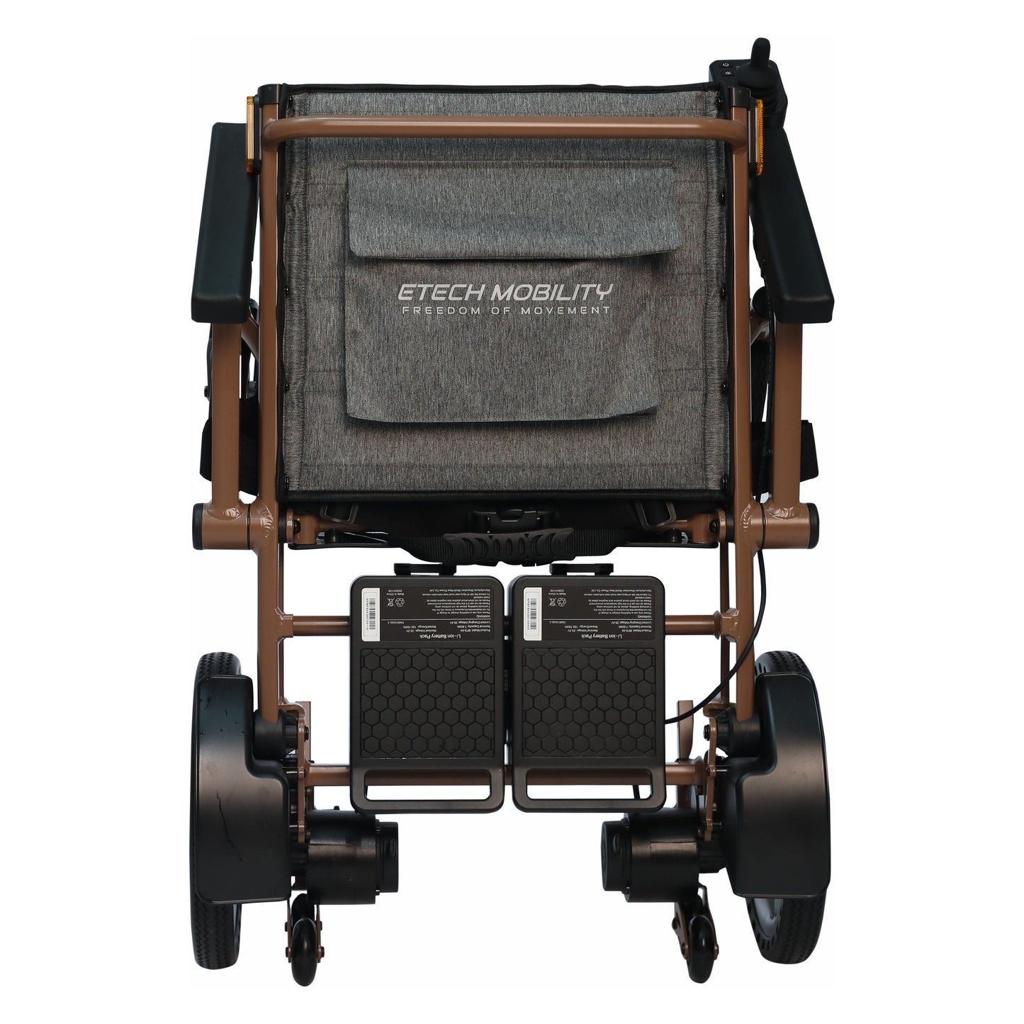 Aeron – 15.4kg Aluminium Folding Electric Wheelchair with Large Wheels - Etech Mobility UK