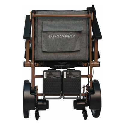 Aeron – 15.4kg Aluminium Folding Electric Wheelchair with Large Wheels - Etech Mobility UK