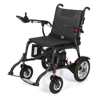 Etech Mobility Atlas HD Carbon heavy-duty electric wheelchair, side profile
