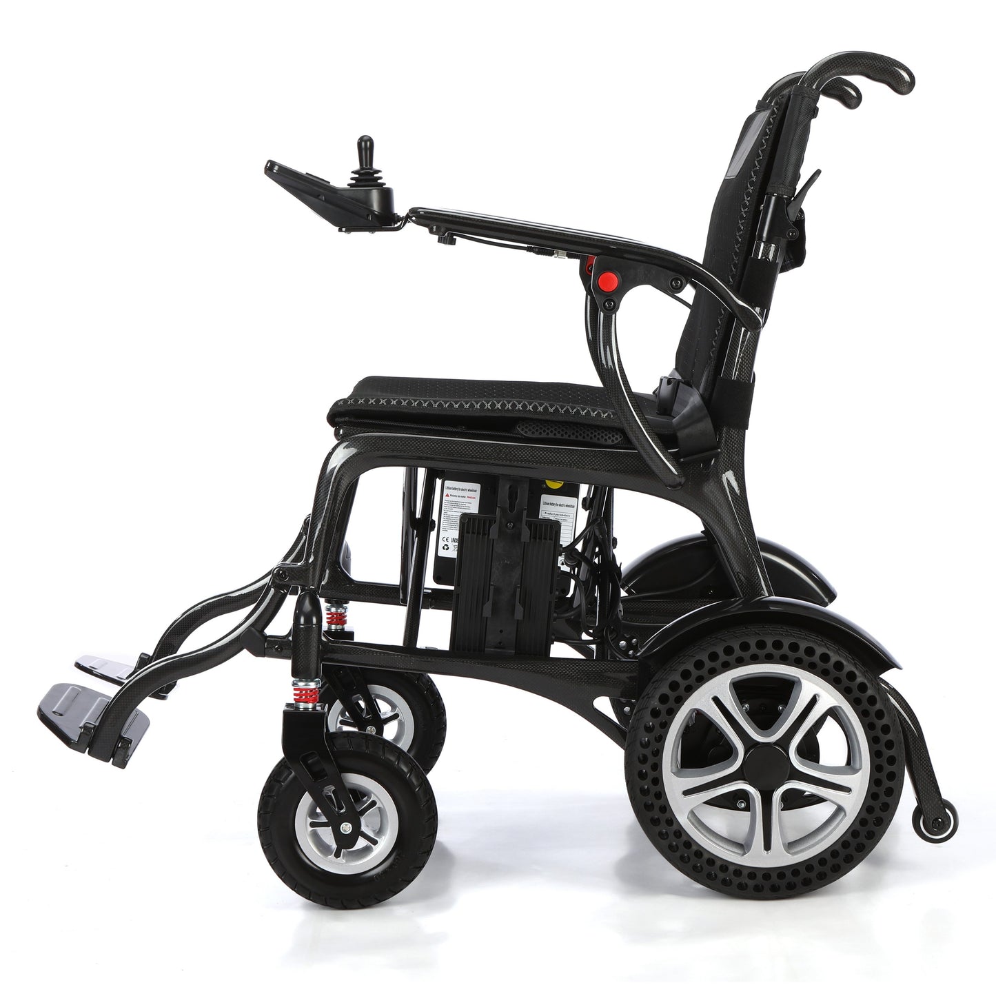 Etech Mobility Atlas HD Carbon carbon fibre electric wheelchair, front view