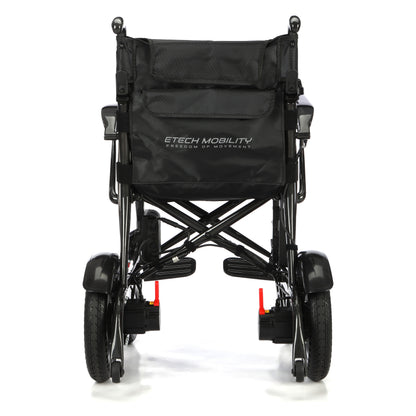 Etech Mobility Atlas HD Carbon electric wheelchair with large 12-inch rear wheels
