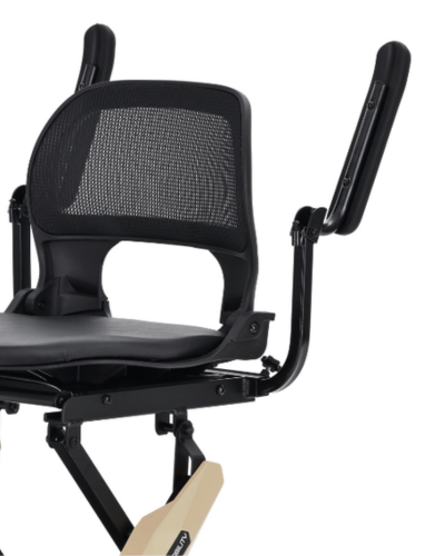 Phantom automatic folding scooter with removable armrests by Etech Mobility
