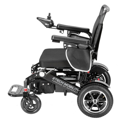 Carer Controlled Electric Wheelchair With Attendant Control Joystick - Etech Mobility UK