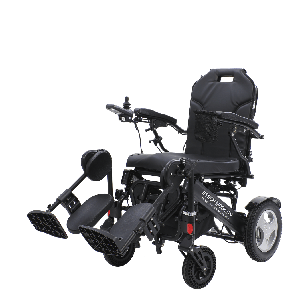 Elevating Leg Rest Extensions for Enterprise 200 & Y20 Luxe Electric Wheelchairs - Etech Mobility UK