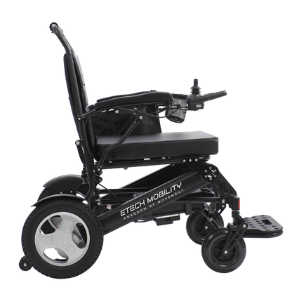 Enterprise 200 – Bariatric Folding Electric Wheelchair with Premium 350W Brushless Motors (200kg Load, 53cm Seat) - Etech Mobility UK