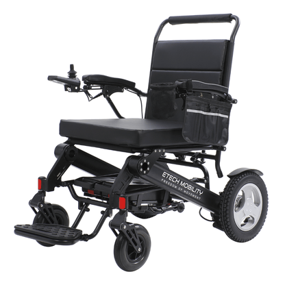 Enterprise 200 – Bariatric Folding Electric Wheelchair with Premium 350W Brushless Motors (200kg Load, 53cm Seat) - Etech Mobility UK
