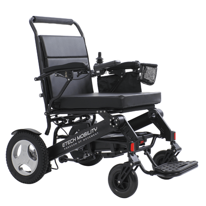 Enterprise 200 – Bariatric Folding Electric Wheelchair with Premium 350W Brushless Motors (200kg Load, 53cm Seat) - Etech Mobility UK